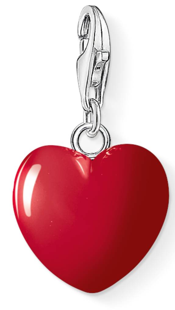 Thomas sabo red heart cheap charm