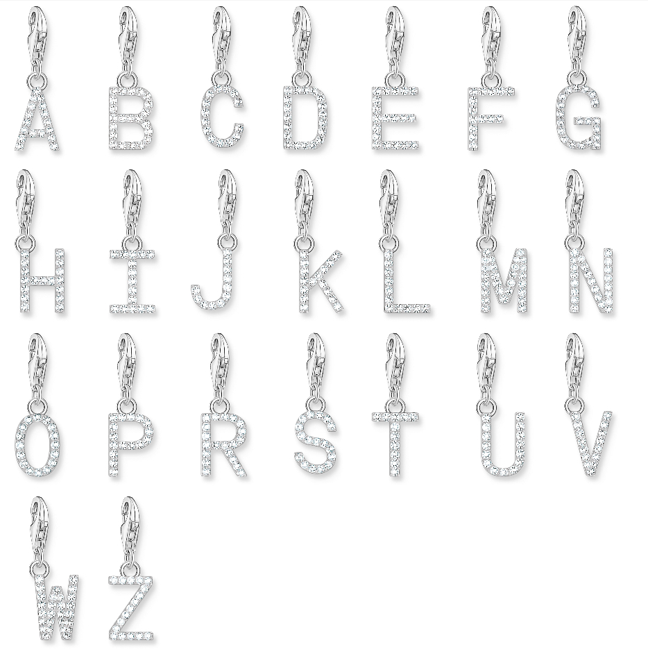 Thomas Sabo Charm Club Charmista initial jewelry silver 051 14 051 14
