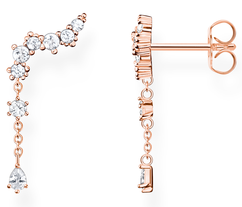 Thomas Sabo Charming Polar World ear climber earrings H2254-416-14