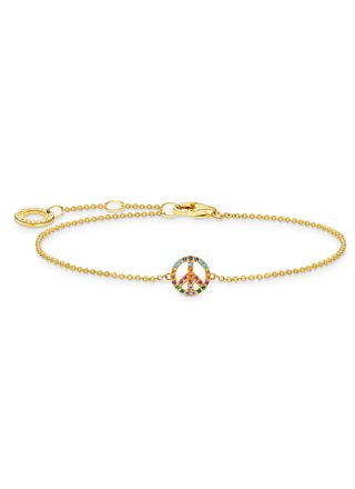 Thomas Sabo Charming Peace with colourful stones bracelet A2083-488-7-L19V