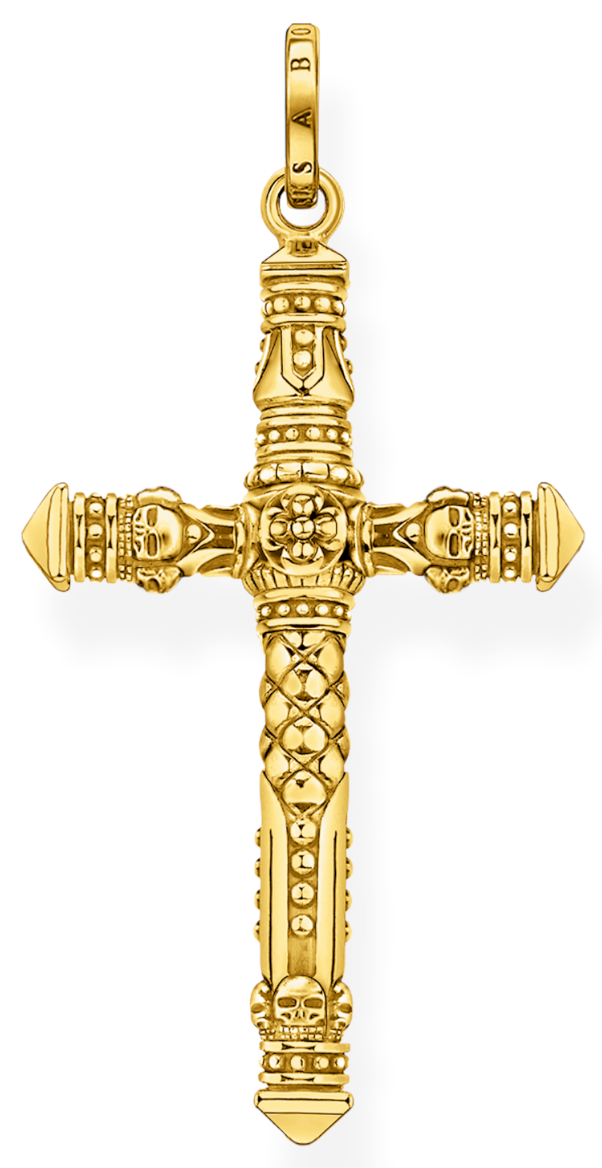 Thomas Sabo cross gold pendant PE912 413 39 watchesonline