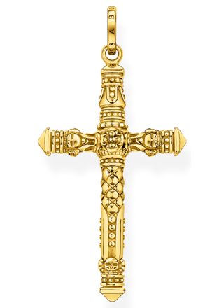 Thomas Sabo cross gold pendant PE912-413-39