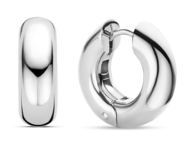 TI SENTO silver hoop earrings 7909SI