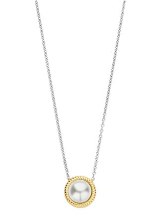 TI SENTO silver pearl necklace 34031YP
