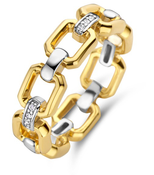 TI SENTO gold plated silver ring 12292ZY 54 watchesonline
