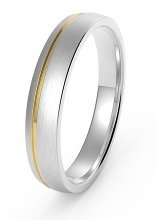 Bosie brushed titanium gold ring PVD TICMPVD-2554/4