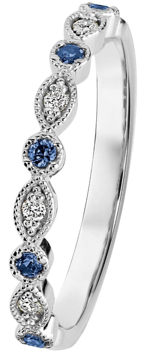 Kohinoor diamond-sapphire ring Clara 033-269V-04