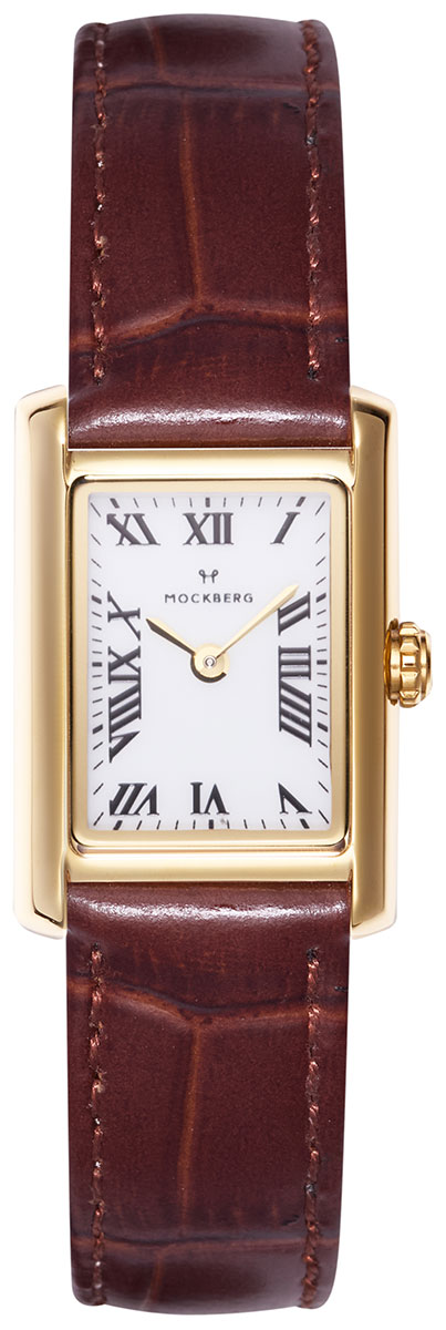 Mockberg Timeless Brown Leather Gold MB0247