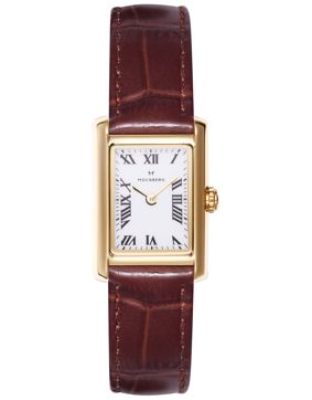 Mockberg Timeless Brown Leather Gold MB0247