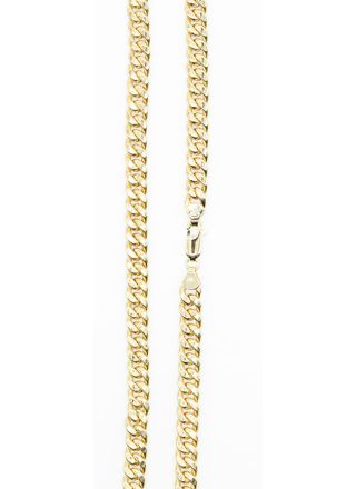 Curb chain necklace 14k gold 6.3 mm 50 cm TLPAN170/50