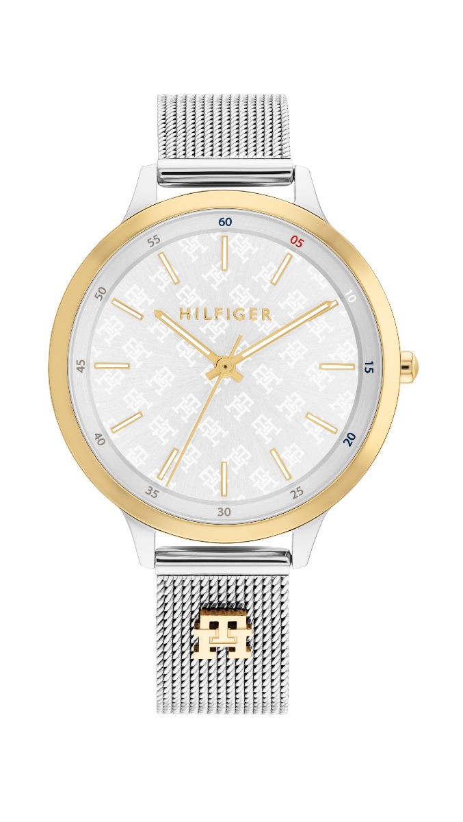 Tommy Hilfiger Iris Silver stainless steel mesh strap 1782586 