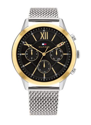Tommy Hilfiger Morrison Silver Stainless Steel mesh strap gold  1710528