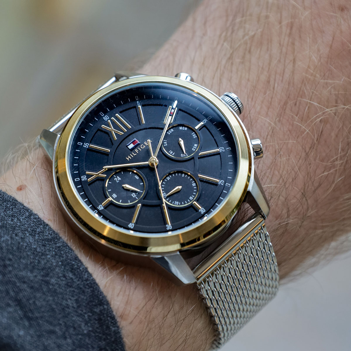 Tommy hilfiger watch mesh cheap