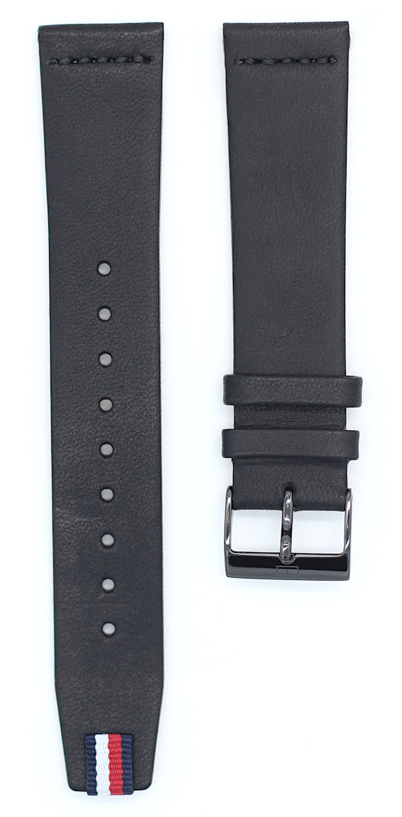 Tommy Hilfiger black leather strap 20 mm TH1791462