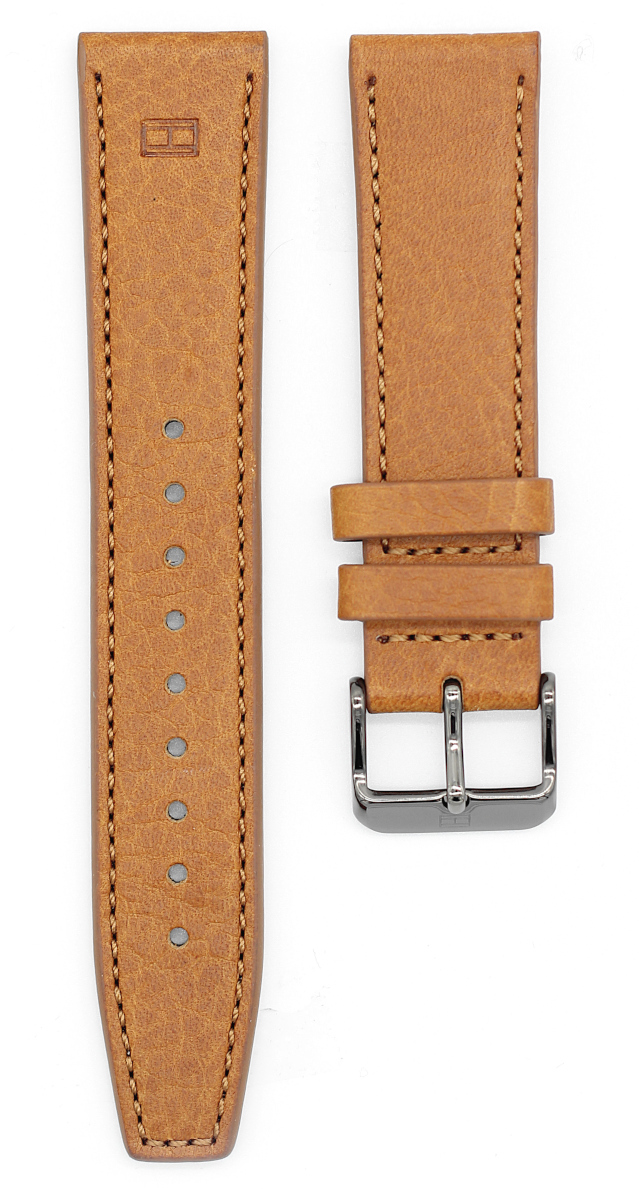 Tommy Hilfiger brown leather strap 21 mm TH1791594 watchesonline