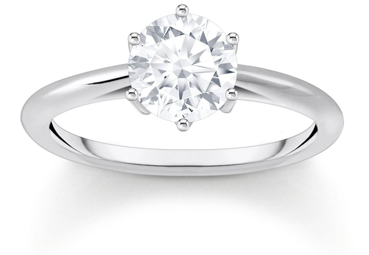 Thomas Sabo Sparkling White ring TR2474-051-14