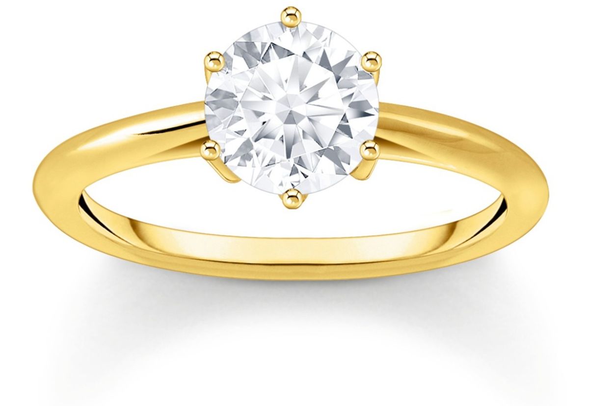 Thomas Sabo Sparkling Gold ring  TR2474-414-14