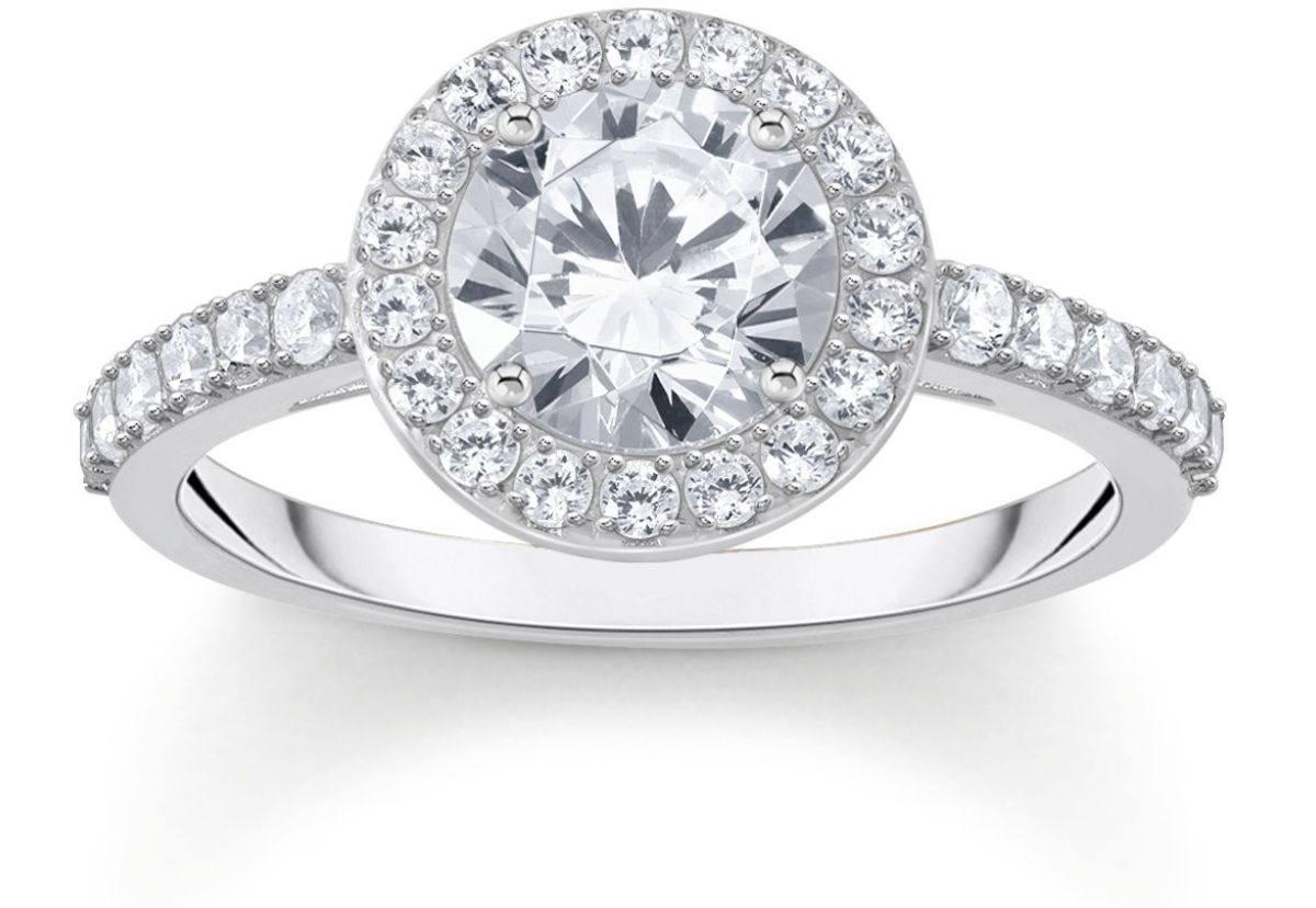 Thomas Sabo Sparkling White ring TR2475-051-14-56