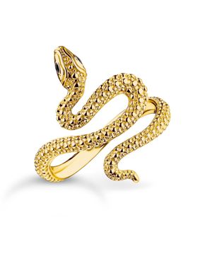 Thomas Sabo True Romance Gold-plated snake Tempting Romance ring TR2483-427-39