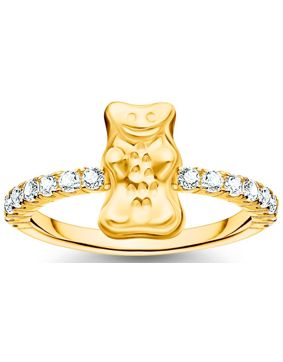 Thomas Sabo gold-plated Haribo ring TR2504-414-14