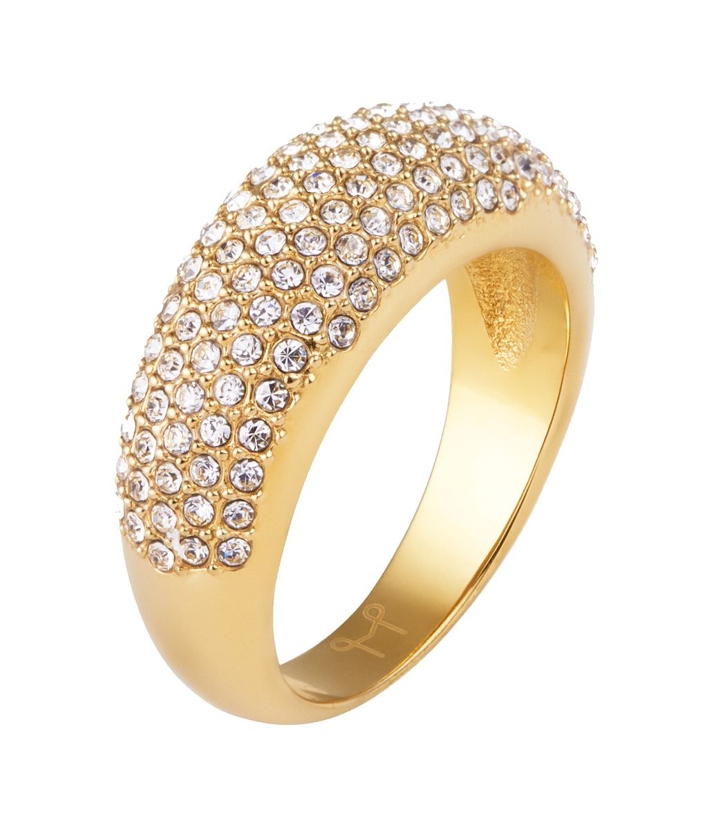 Mockberg Treasure gold-colored ring #60 MB0055