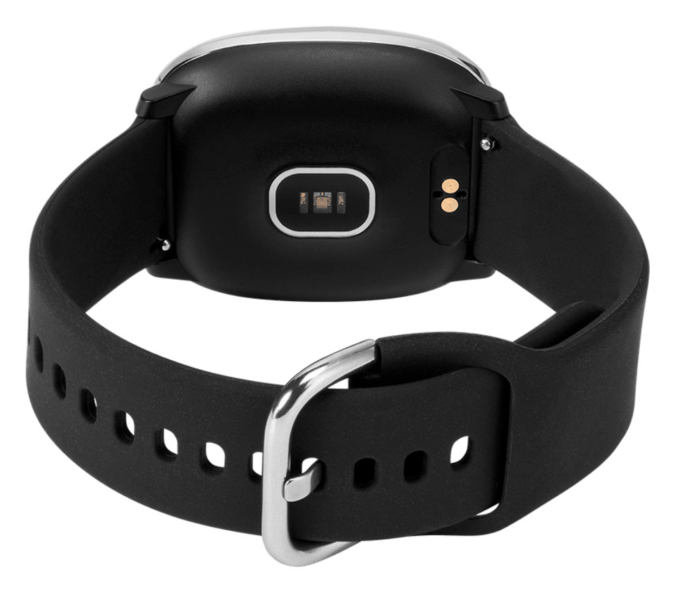 Timex Premium Active iConnect Silver Black Smart Watch TW5M38800 watchesonline