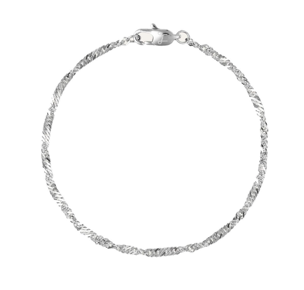 Mockberg Twirl bracelet silver-colored small MO321