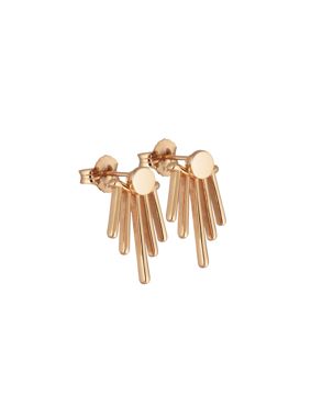 Sparv Twisted earrings gold plated 1110101