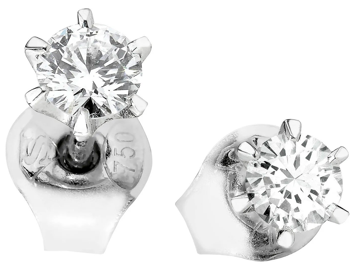Sandberg Kuunsäde diamond earrings V-611w