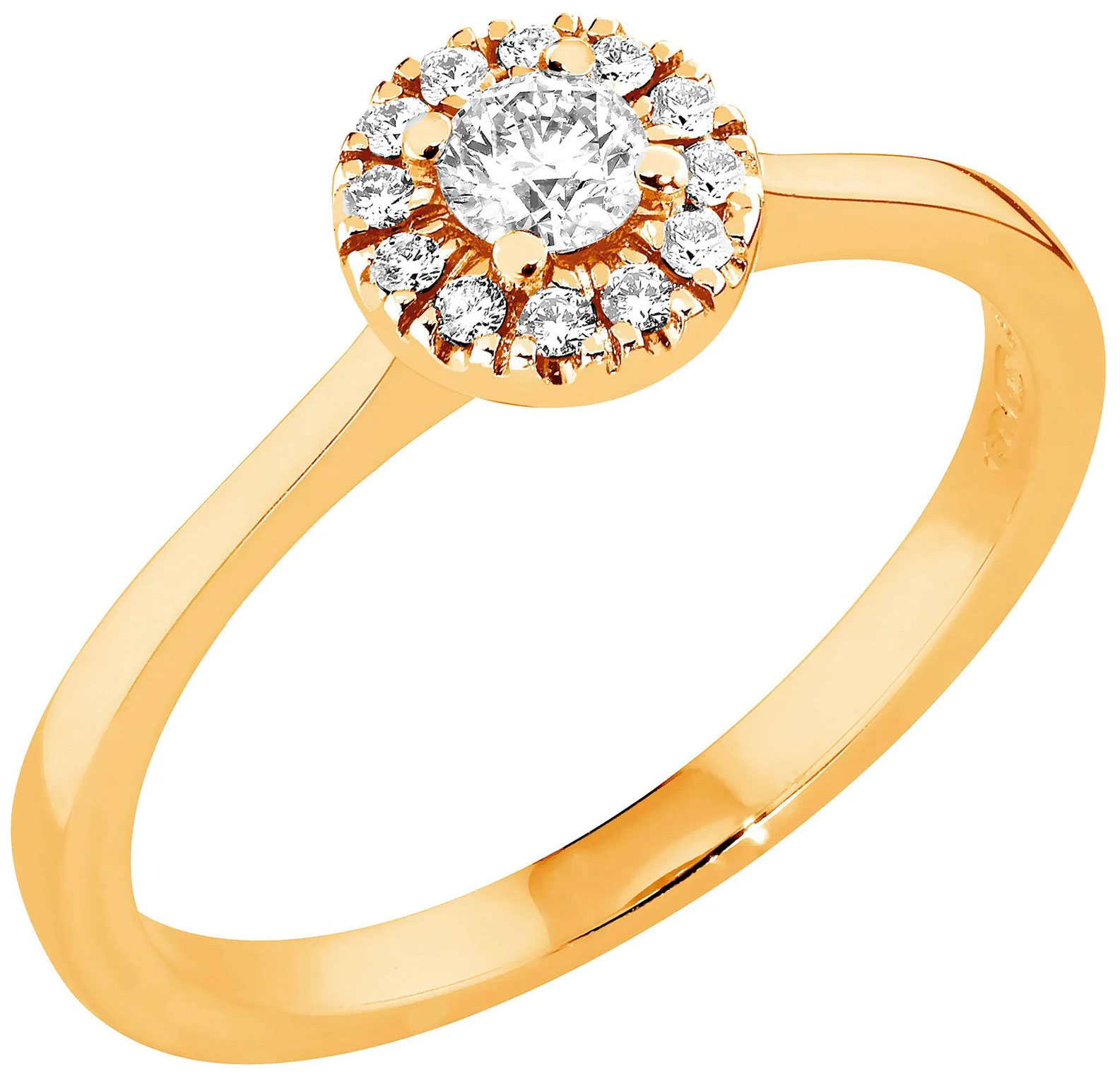 Sandberg Toivomuslähde diamond ring halo V-687k