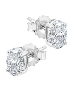 Midem Copenhagen diamond earrings 0,75ct white gold