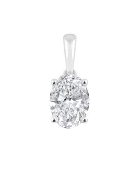 Midem Copenhagen diamond pendant 0,75ct white gold