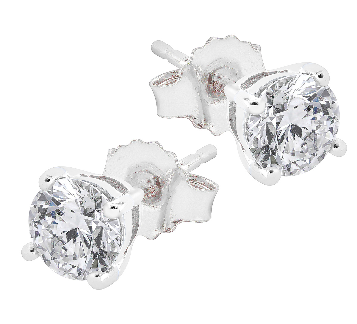 Midem Helsinki diamond earrings 1,00ct white gold
