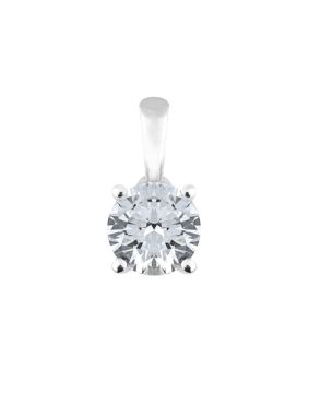 Midem Helsinki diamond pendant 0,50ct white gold