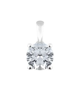 Midem Helsinki diamond pendant 0,75ct white gold