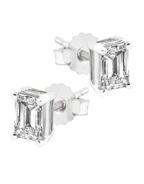 Midem Stockholm diamond earrings 1,00ct white gold