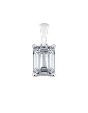 Midem Stockholm diamond pendant 0,75ct white gold