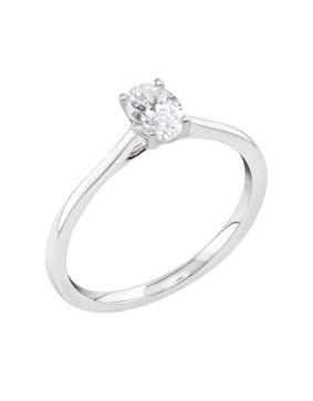 Midem Copenhagen solitaire diamond ring 0,50ct white gold