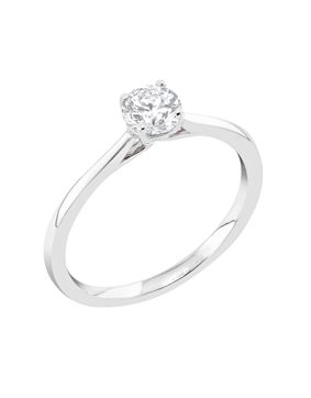 Midem Helsinki solitaire diamond ring 0,50ct white gold