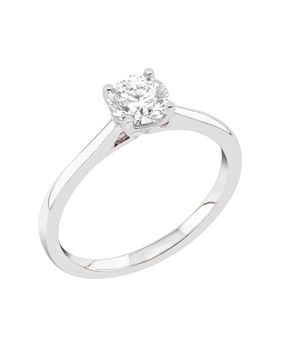 Midem Helsinki solitaire diamond ring 0,75ct white gold