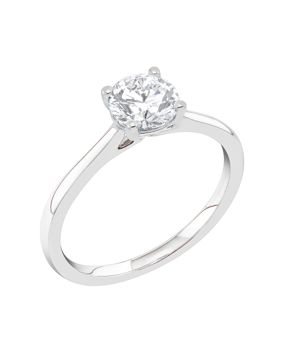 Midem Helsinki solitaire diamond ring 1,00ct white gold