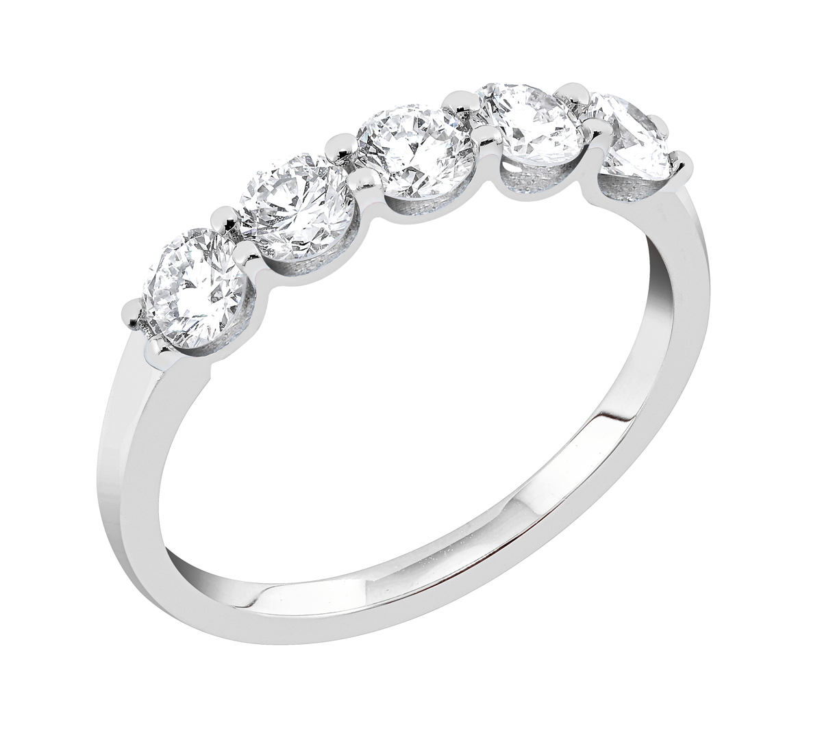 Midem London diamond ring 1,00ct white gold