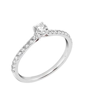 Midem Milan diamond ring 0,50ct white gold