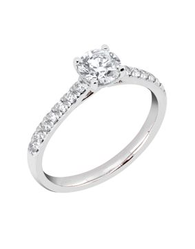 Midem Milan diamond ring 1,00ct white gold
