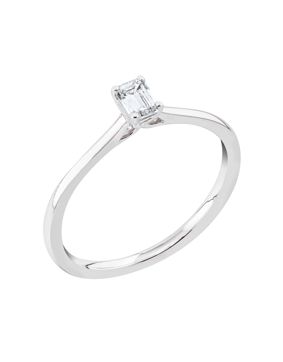 Midem Stockholm solitaire diamond ring 0,25ct white gold