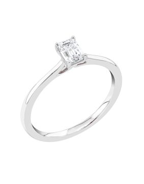 Midem Stockholm solitaire diamond ring 0,50ct white gold