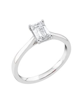 Midem Stockholm solitaire diamond ring 1,00ct white gold