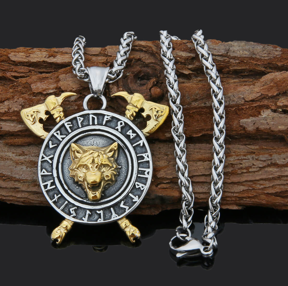 Varia Design Shield of Fenrir necklace