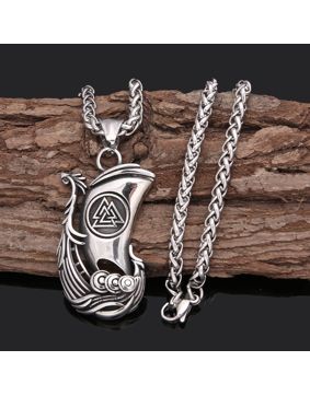 Varia Design Valknut Boat necklace