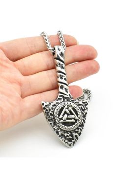 Varia Design Valknut Spear necklace